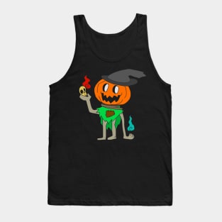 Halloween pictures on t-shirt for kids pumpkin Tank Top